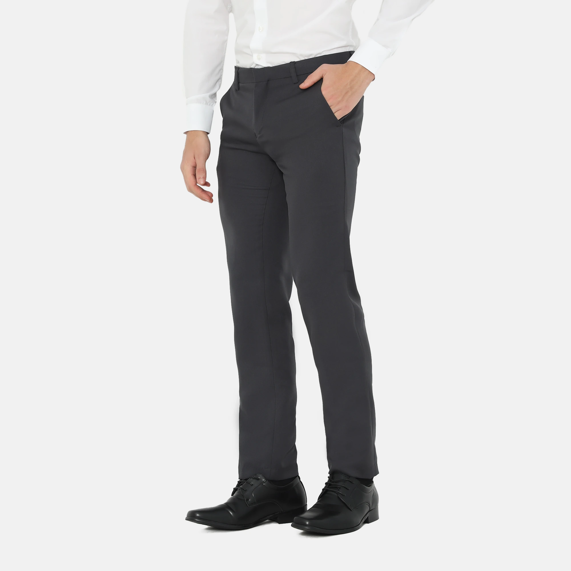 Hamilton Slim Fit Long Pants Charcoal - Image 2