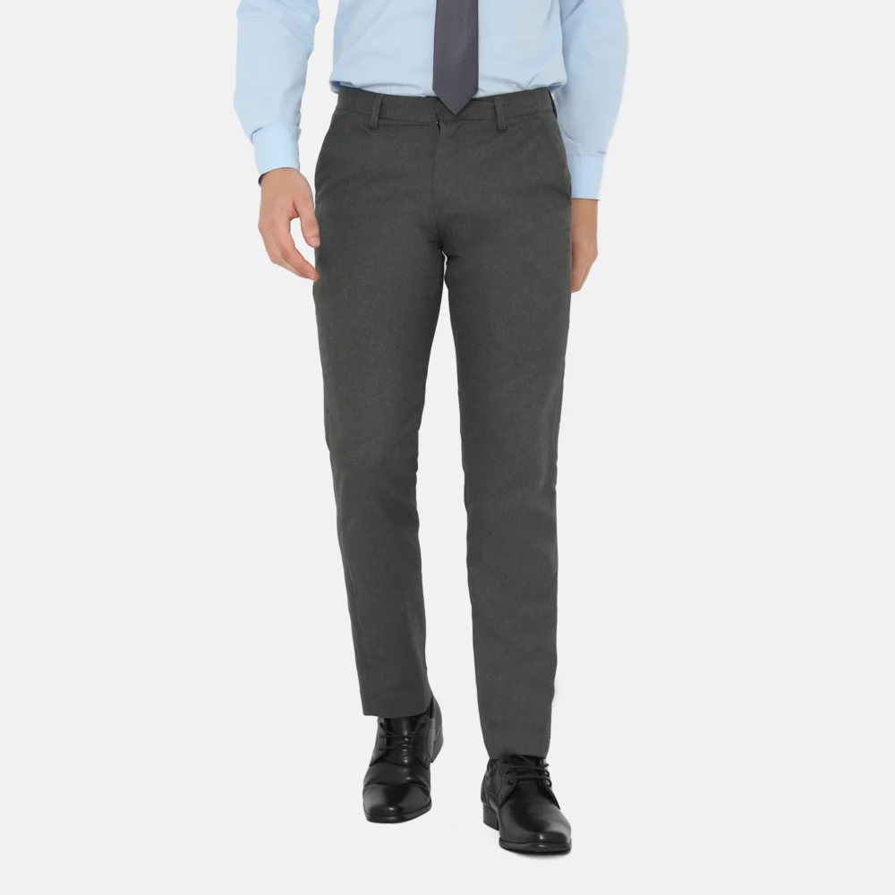 Washington Slim Fit Long Pants Dark Grey