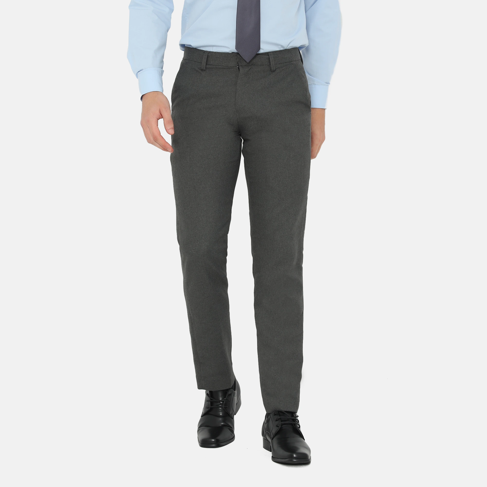 Washington Slim Fit Long Pants Dark Grey