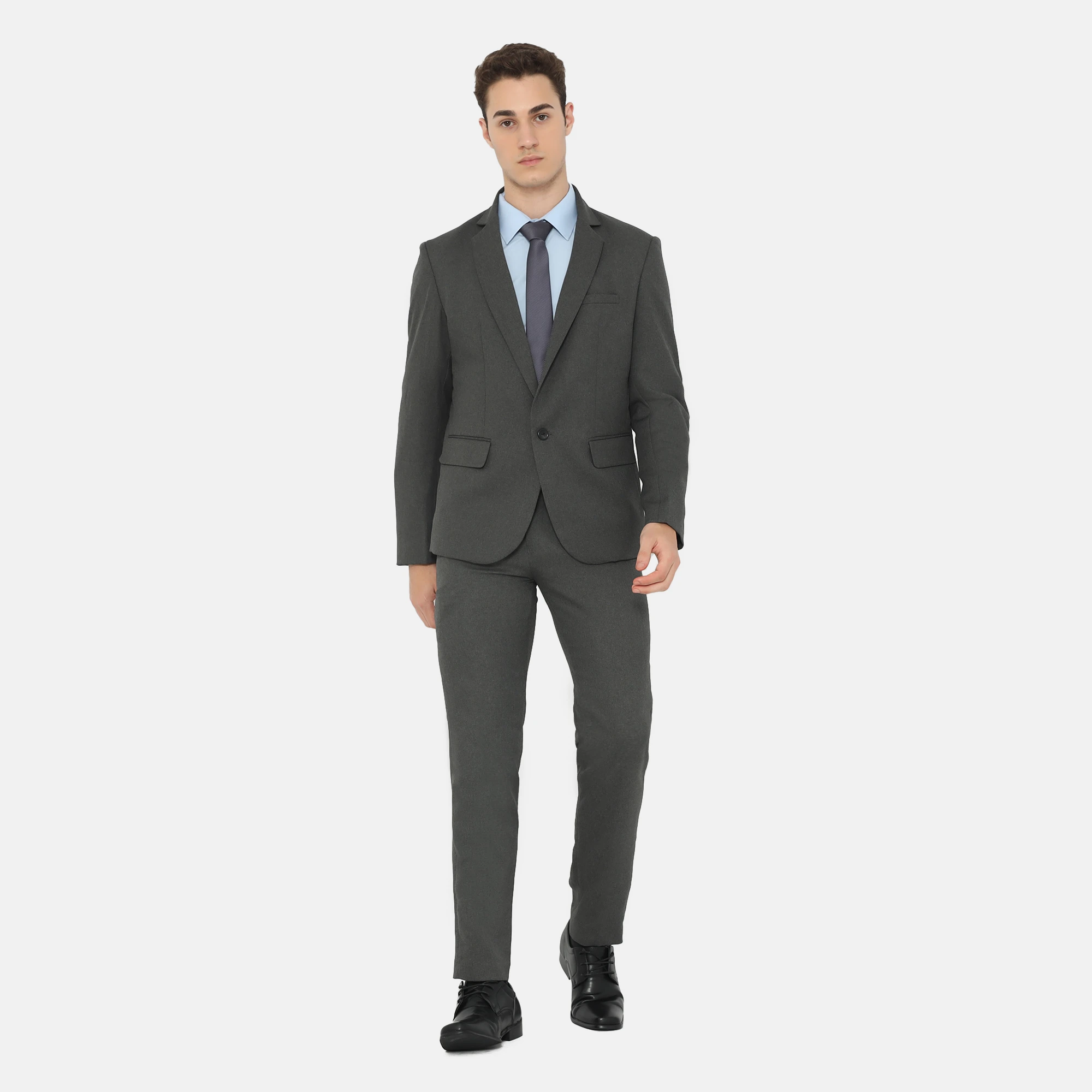Washington Slim Fit Long Pants Dark Grey - Image 5