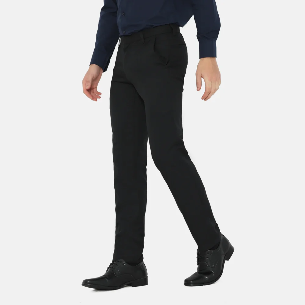 Hamilton Slim Fit Long Pants Black - Image 2