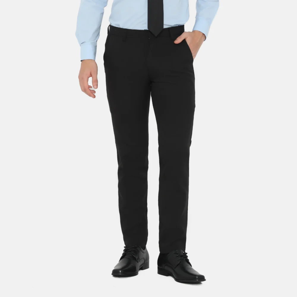 Washington Slim Fit Long Pants Black