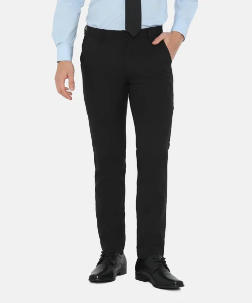 Washington Slim Fit Long Pants Black