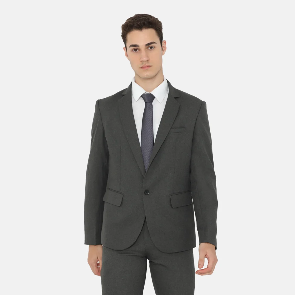 Washington Slim Fit Suit Dark Grey