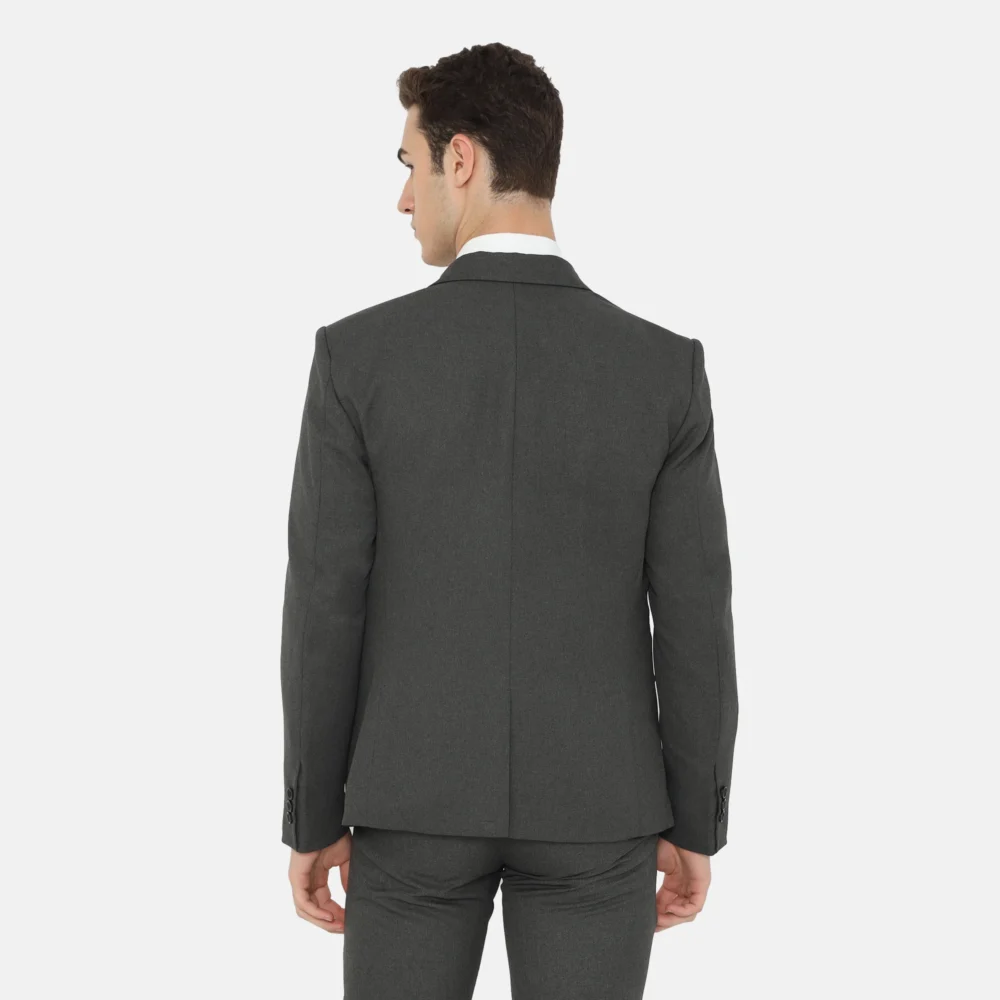 Washington Slim Fit Suit Dark Grey - Image 5