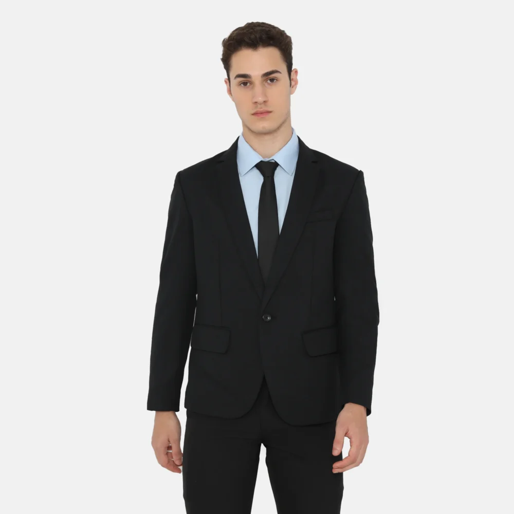 Washington Slim Fit Suit Black