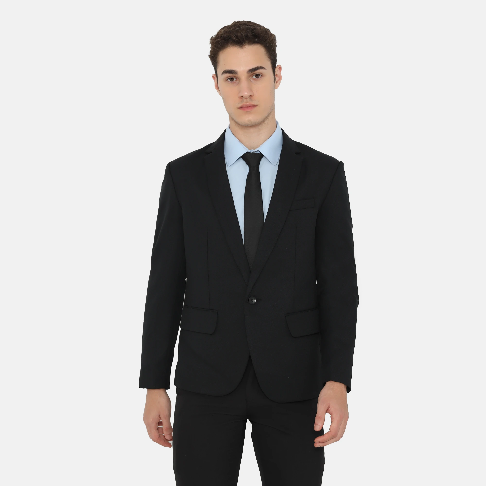 Washington Slim Fit Suit Black