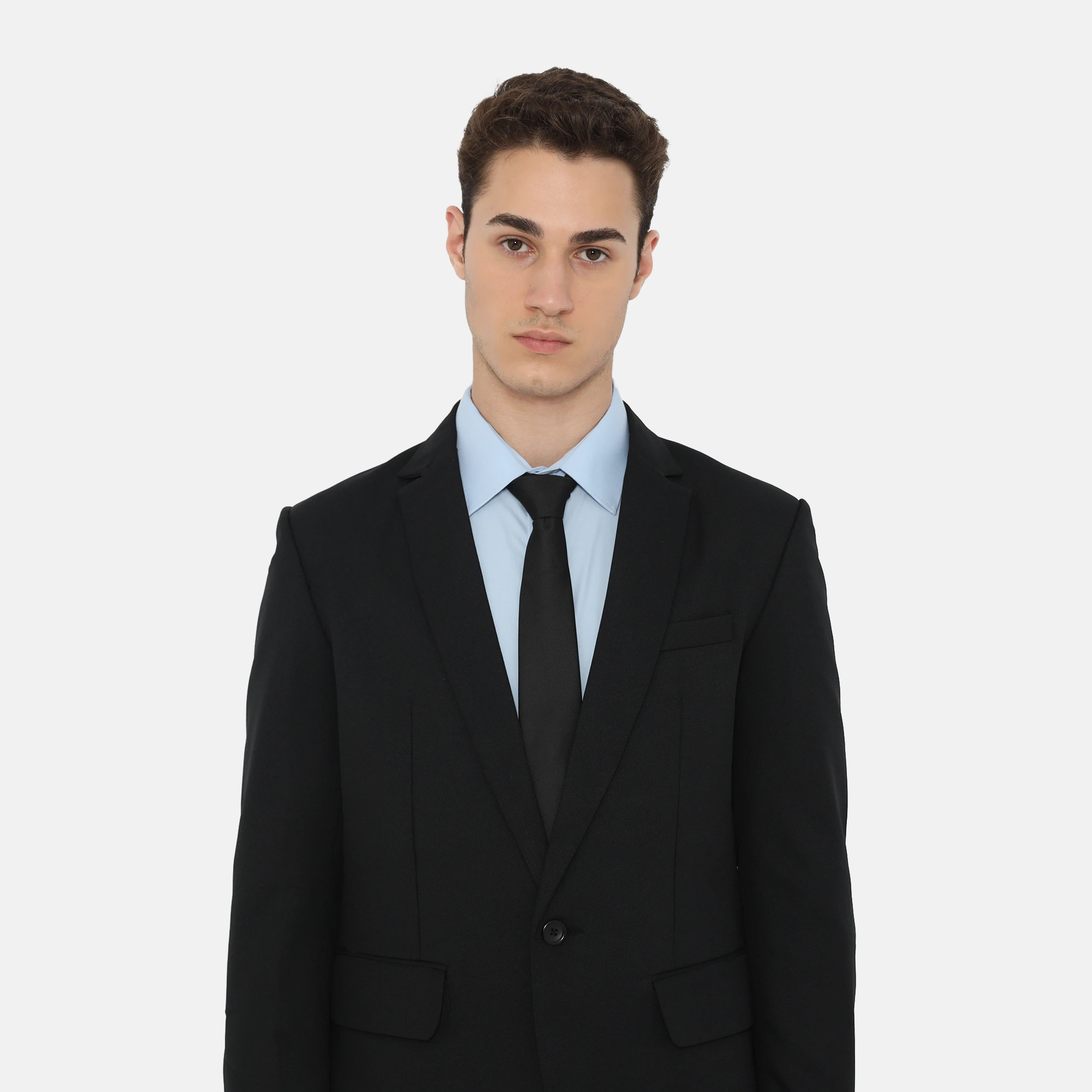 Washington Slim Fit Suit Black - Image 3
