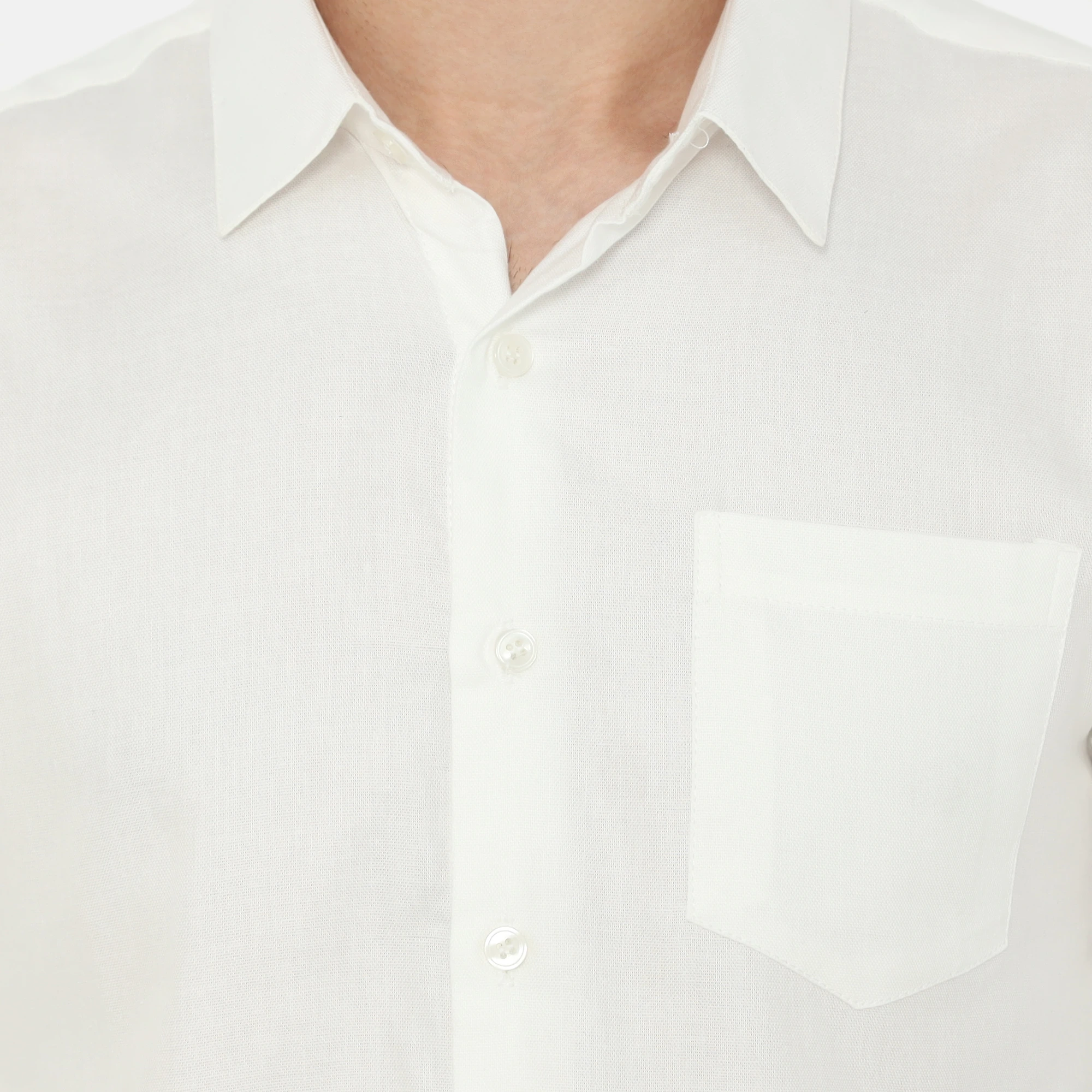 Dalton Long Sleeve Slim Fit Casual Shirt White - Image 5