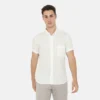 Daytona Short Sleeve Regular Fit Casual Shirt White
