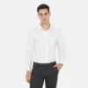 Boston Long Sleeve Slim Fit Formal Shirt White